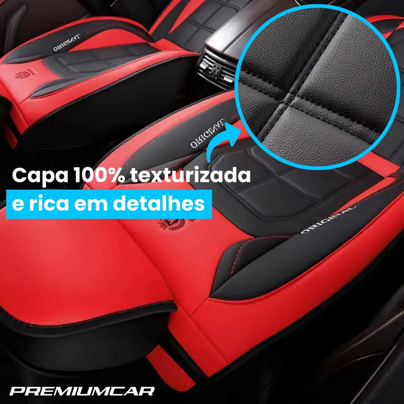 Kit Novren™ — Capas de Couro Premium + Tapetes e Capa de Volante GRÁTIS