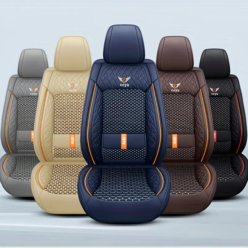 Kit Novren – Capas de Couro Universal + Tapetes e Capa de Volante Grátis